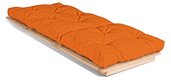 MarLiving Skladacie kreslo LAYTI 02 90 cm z masívu/oranžové