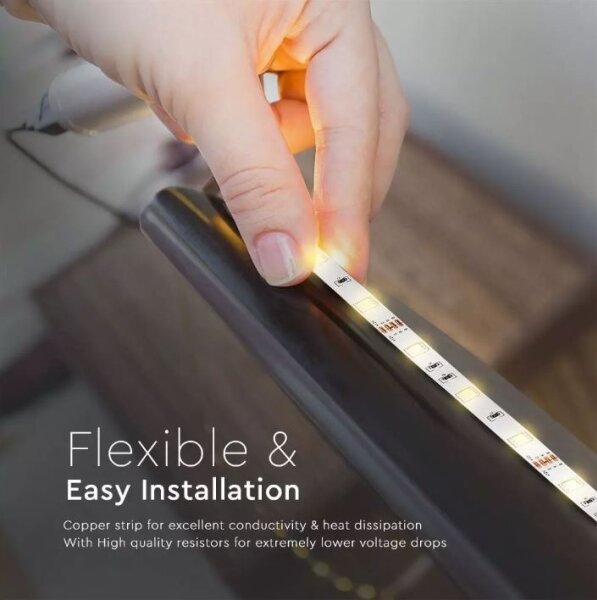 LED RGB Stmievateľný pásik 2x5m LED/4,8W/230V + DO