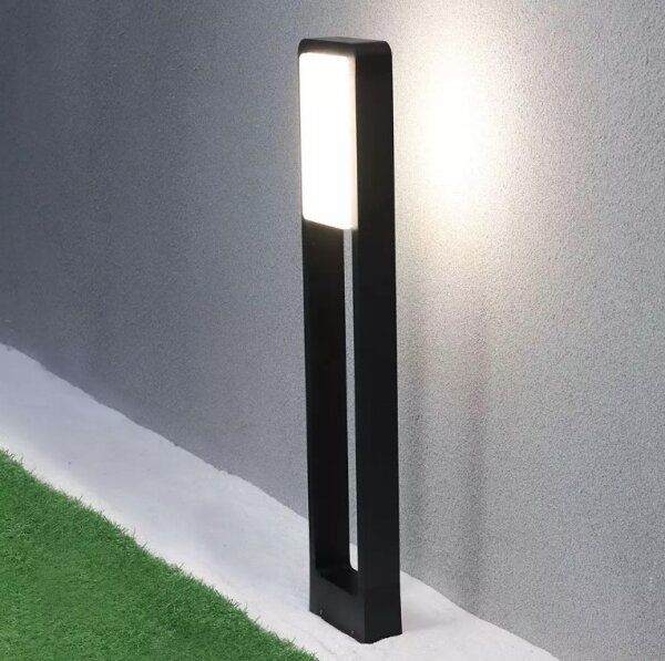 LED Vonkajšia lampa SAMSUNG CHIP LED/10W/230V 3000K IP65 čierna