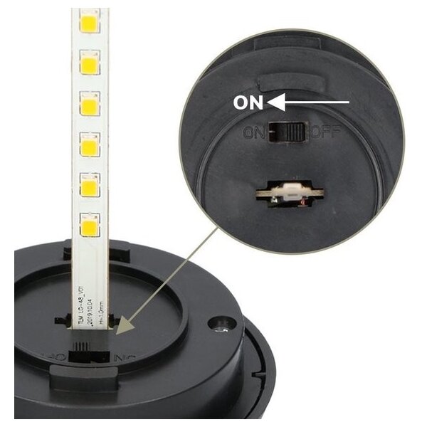 SADA 4x LED Solárna lampa 4xLED/3,6V 1xAAA IP44 100 mAh