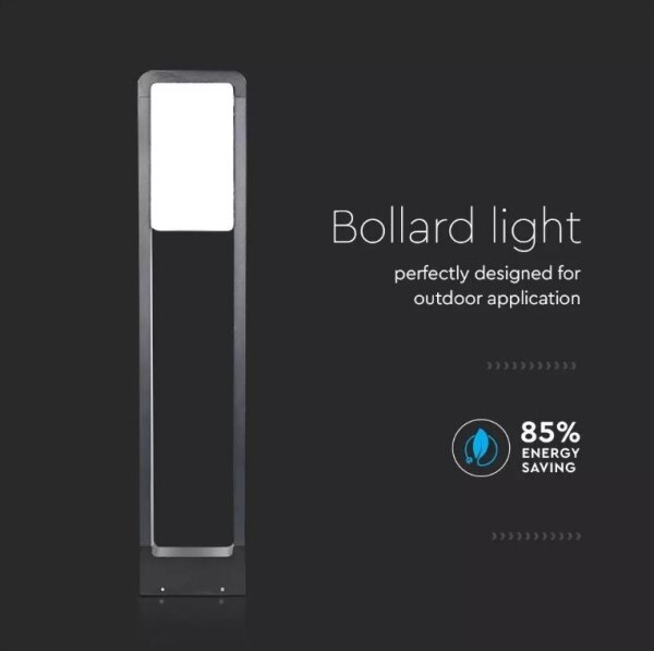 LED Vonkajšia lampa SAMSUNG CHIP LED/10W/230V 3000K IP65 čierna