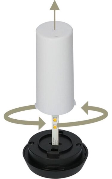 SADA 4x LED Solárna lampa 4xLED/3,6V 1xAAA IP44 100 mAh