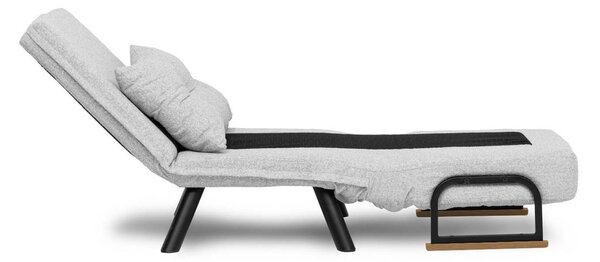 Hanah Home Rozkladacie kreslo Jednomiestne Sando sivé II