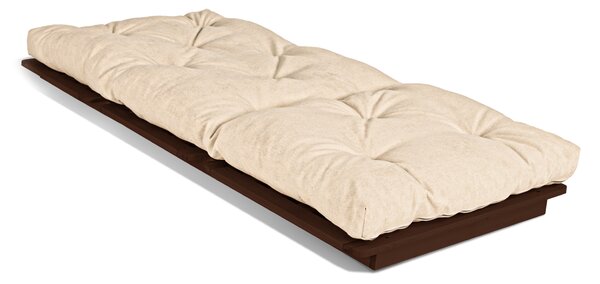 MarLiving Rozkladacie kreslo LAYTI 03 90 cm z masívu/krémové