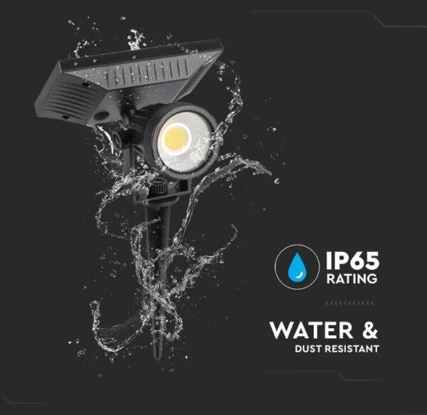 LED solárne svietidlo SPIKE LED/2W/5,5V IP65 4000K 1200 mAh