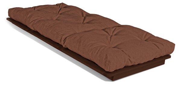MarLiving Rozkladacie kreslo LAYTI 03 90 cm z masívu/hnedé