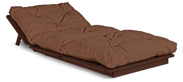 MarLiving Rozkladacie kreslo LAYTI 03 90 cm z masívu/hnedé