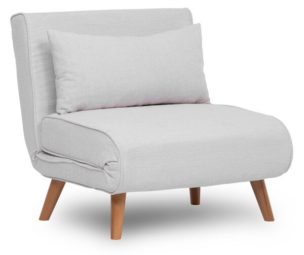 Hanah Home Rozkladacie kreslo Single Folde biele