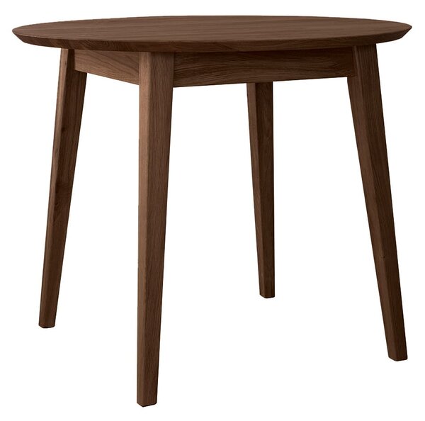 Okrúhly dubový stôl 90 cm tabakový Orbetello