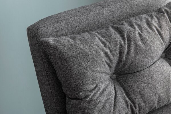 Hanah Home Rozkladacie kreslo Single Sando svetlosivé