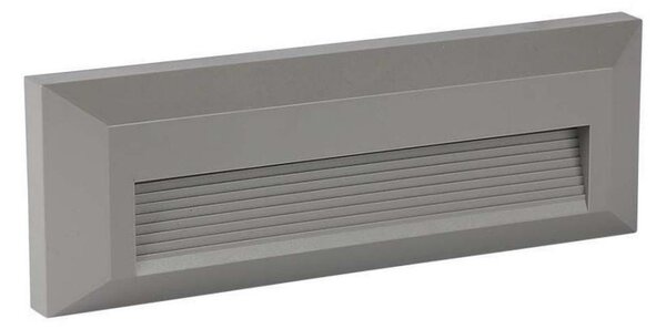 LED Vonkajšie schodiskové svietidlo LED/3W/230V IP65 3000K šedá