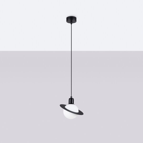 Sollux SL.1358 - Luster na lanku HYPERION 1xG9/8W/230V čierna