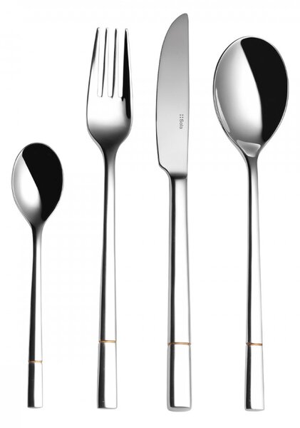 SOLA LUXUS zlatá ryha - 24 ks príborový set