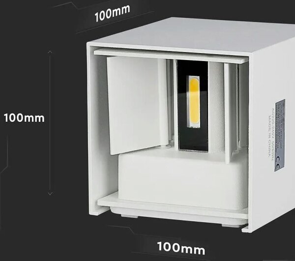 LED Vonkajšie nástenné svietidlo LED/5W/230V 3000K IP65 biela