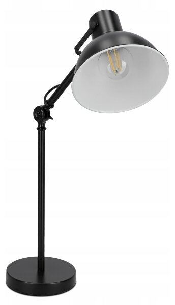 Stolná lampa 1xE27/40W/230V čierna