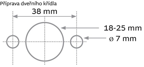 Dverné kovanie TWIN ALLEGRA (Inoxchrom) - nerezová výplň, kľučka-kľučka, Bez spodnej rozety, Twin XR (inoxchróm)