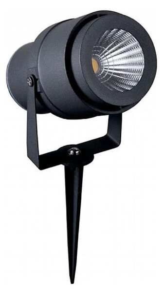 LED Vonkajšia lampa LED/12W/100-240V IP65 3000K šedá