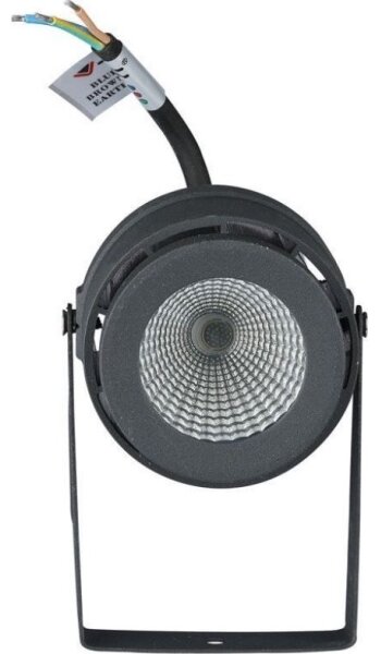 LED Vonkajšia lampa LED/12W/100-240V IP65 3000K šedá