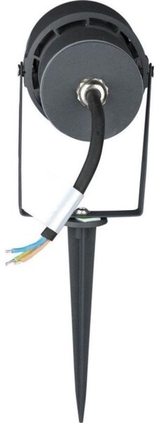 LED Vonkajšia lampa LED/12W/100-240V IP65 3000K šedá