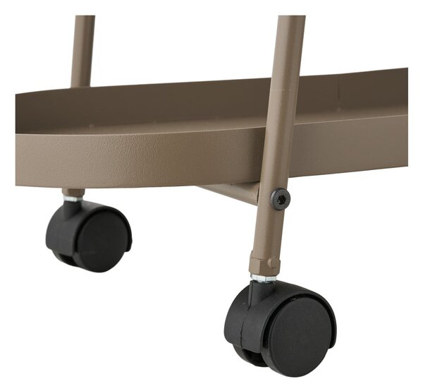 Kovový servírovací stolík na kolieskach 27,5x60 cm Empoli – House Nordic
