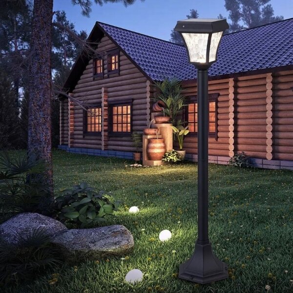 LED Solárna lampa LED/2W/230V 93 cm 3000/6000K IP65 2200 mAh