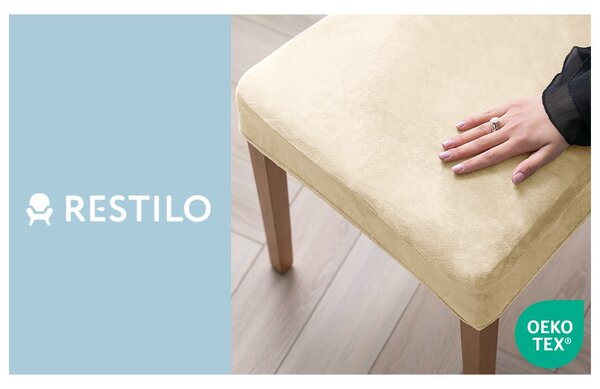 Béžový napínací poťah na stoličku 48 cm Sento – Restilo