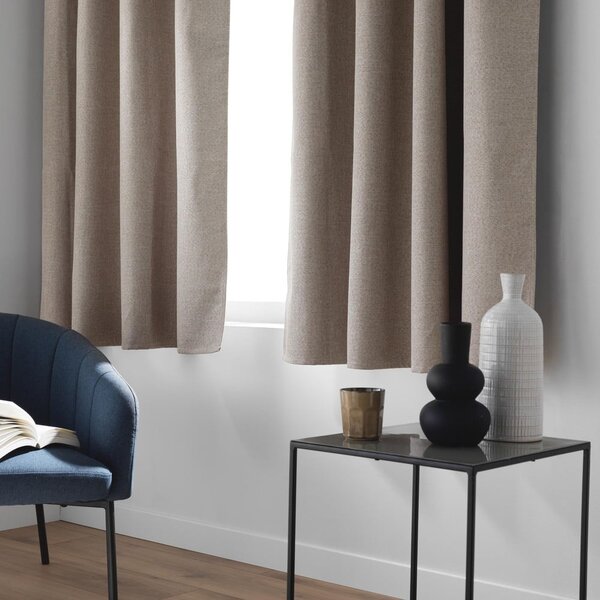 Hnedý zatemňovací záves 140x180 cm Crepuscule – douceur d'intérieur