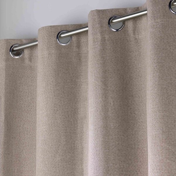 Hnedý zatemňovací záves 140x180 cm Crepuscule – douceur d'intérieur