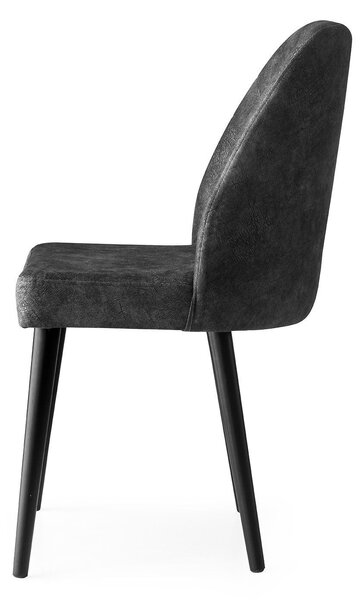 Kalune Design Sada 2 ks jedálenských stoličiek Dallas 527 V2 antracitová