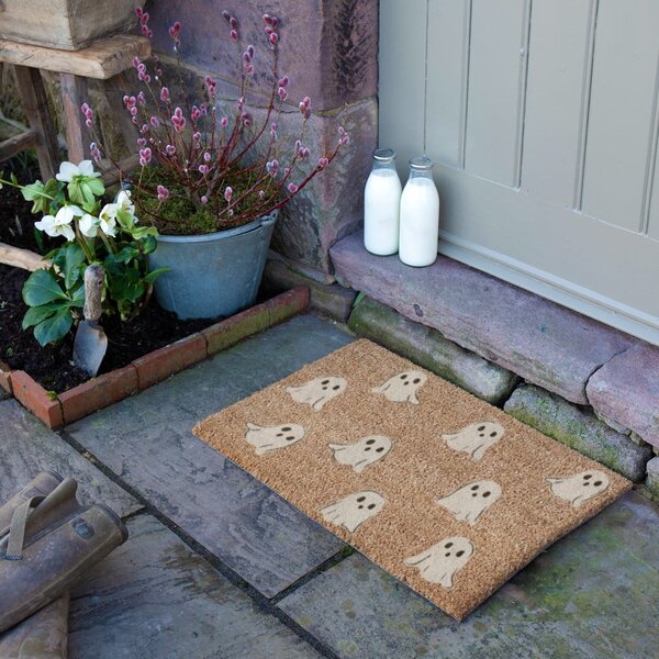 Rohožka z kokosového vlákna 40x60 cm Ghost – Artsy Doormats
