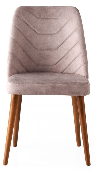 Kalune Design Sada 4 ks jedálenských stoličiek Dallas orech/béžová