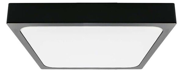 LED Kúpeľňové stropné svietidlo LED/30W/230V 6500K IP44 42x42 cm čierna