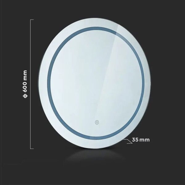 LED Kúpeľňové vyhrievané podsvietené zrkadlo LED/25W/230V IP44 3000K/4000K/6400K