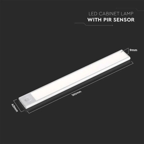 LED podlinkové svietidlo so senzorom LED/1,5W/5V 3000K 1500 mAh