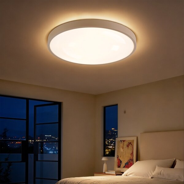 Brilagi - stmievateľné LED svietidlo GLASS POOL DOUBLE LED/60W/230V 50 cm béžová + DO