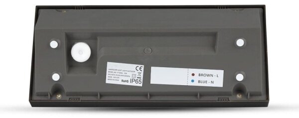LED Vonkajšie nástenné svietidlo LED/12W/230V 6400K IP65 čierna