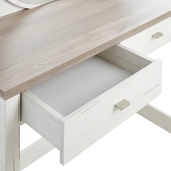 TOALETNÝ STOLÍK, sivá, biela, 104,3/45/143 cm Hom`in - Toaletné stolíky
