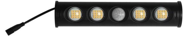 LED solárne nástenné svietidlo so senzorom LED/8W/3,7V IP65 3000K 4000 mAh
