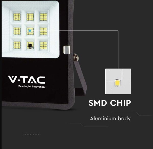 LED vonkajší solárny reflektor 6W/3,2V 6400K IP65