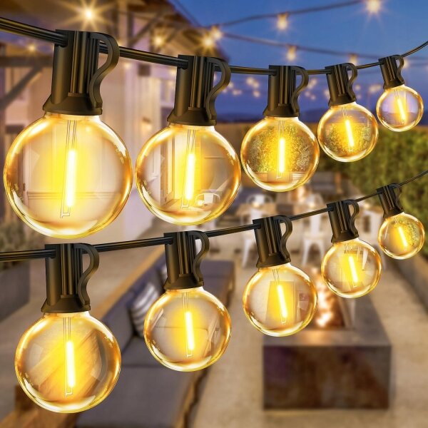 LED stmievateľná vonkajšia svetelná reťaz 25xE12/1W/24/230V 17,5 m IP65 čierna + DO