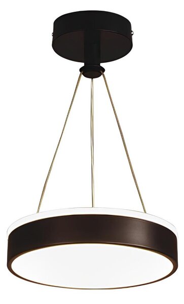 LED Luster na lanku LED/12W/230V 4000K čierna