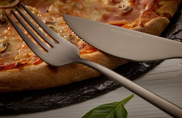 PRÍBOR NA PIZZU ušľachtilá oceľ 8-dielne Echtwerk - Online Only bytové doplnky, Online Only