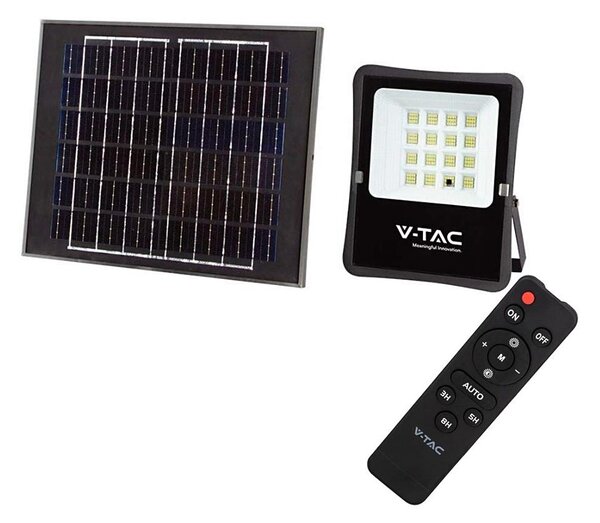 LED Vonkajší solárny reflektor LED/12W/3,2V 4000K IP65