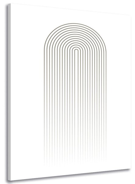 Obraz minimalistická dúha Mid-Century