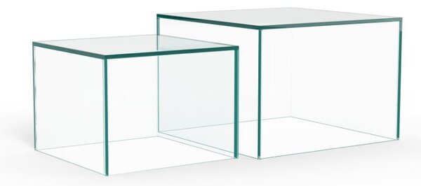 Actona Sada 2 ks konferenčných stolíkov Dice číra