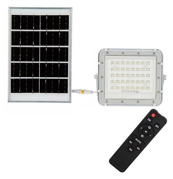 LED Vonkajší solárny reflektor LED/6W/3,2V IP65 6400K biela + DO