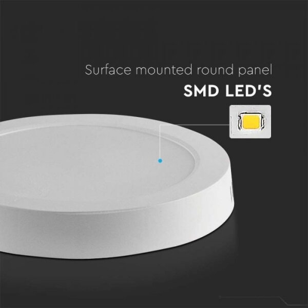 LED Stropné svietidlo LED/6W/230V 6500K pr. 12 cm biela