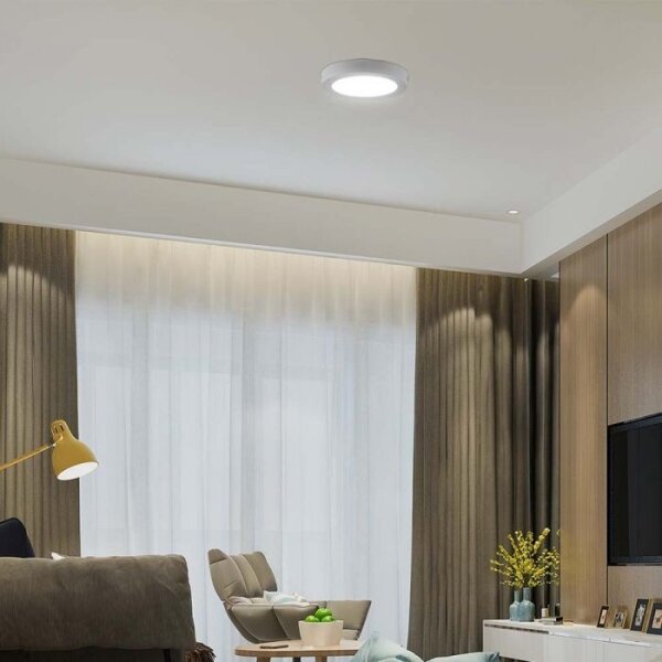 LED Stropné svietidlo LED/6W/230V 6500K pr. 12 cm biela