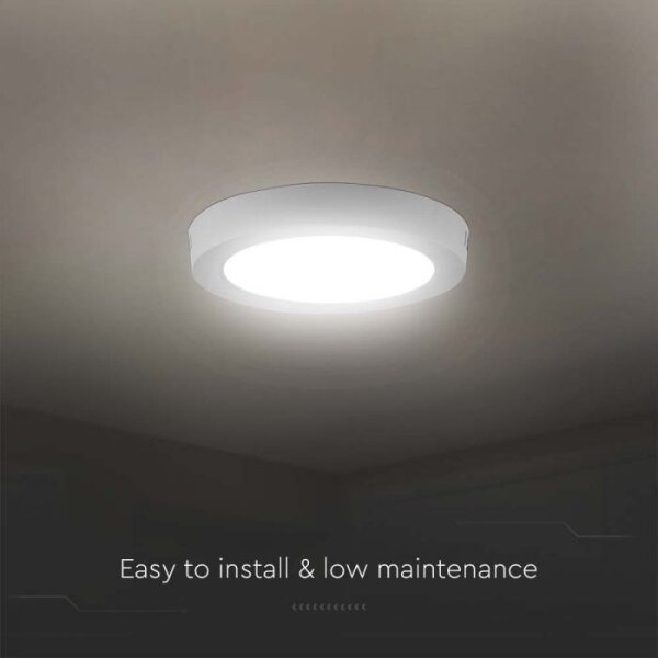 LED Stropné svietidlo LED/6W/230V 6500K pr. 12 cm biela