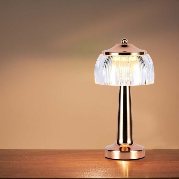 LED Stmievateľná stolná lampa LED/1W/5V 3000-6000K 1800 mAh rose gold